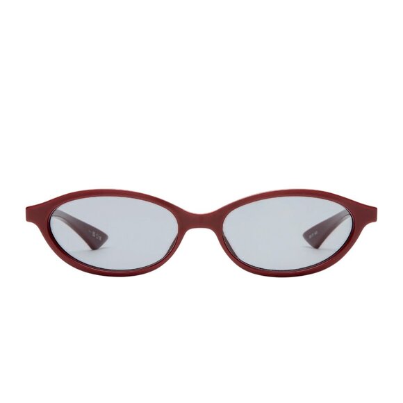 Le Specs Duskfall Oval Sunglasses Style 2552298 in Merlot main image 5